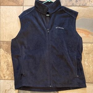 Columbia Dark Gray  Sleeveless Fleece Vest
